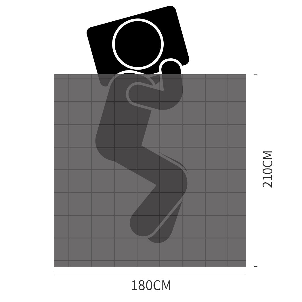 DreamZ 500GSM All Season Goose Down Feather Filling Duvet in Double