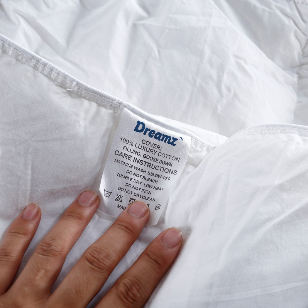 DreamZ 500GSM All Season Goose Down Feather Filling Duvet in Double