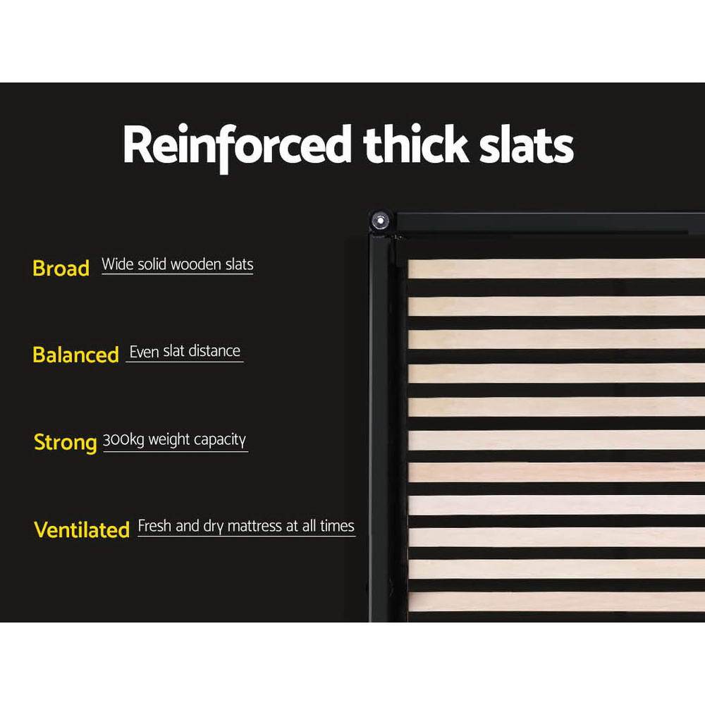 Artiss TOKI Queen Size Storage Gas Lift Bed Frame without Headboard