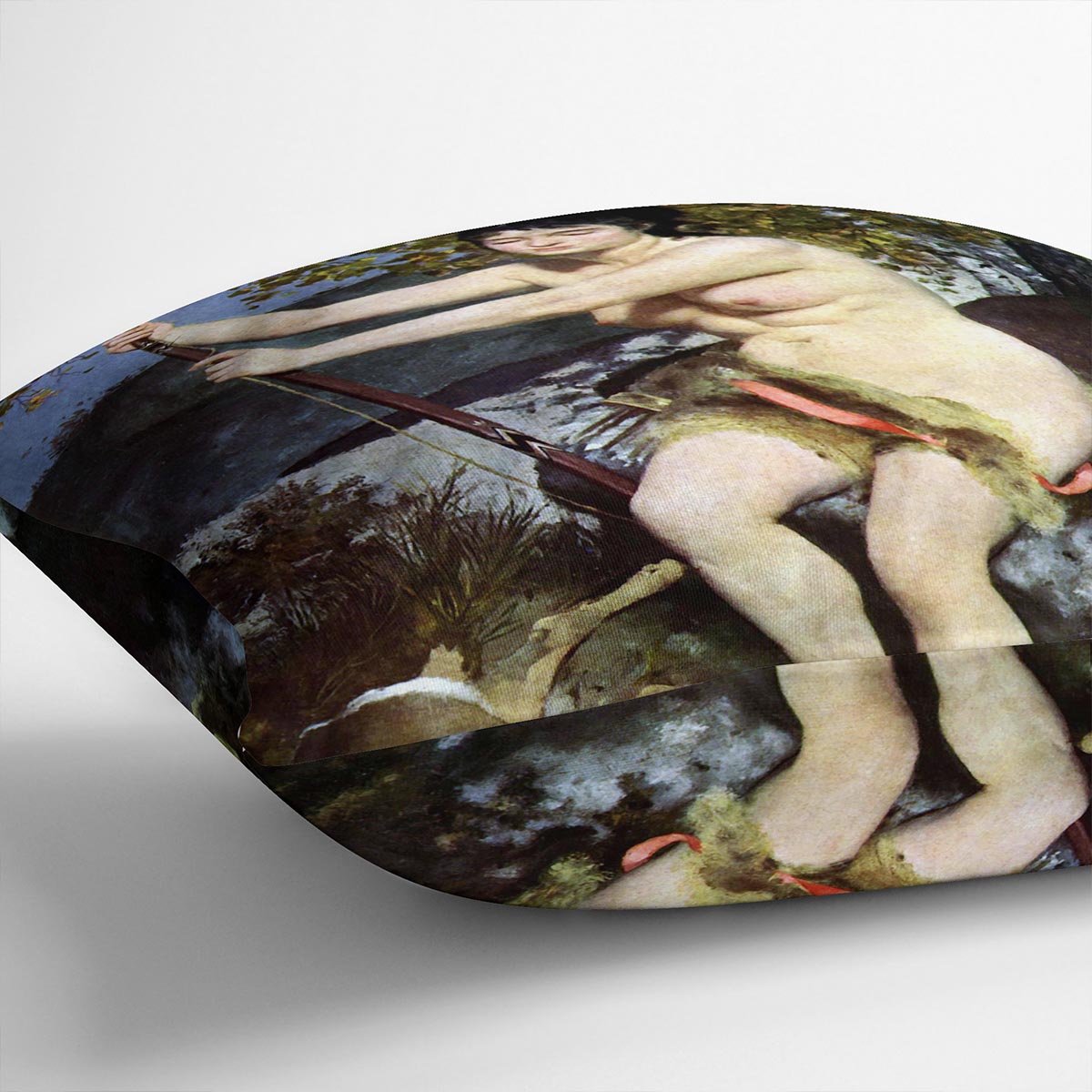 Diana as hunter by Renoir Cushion