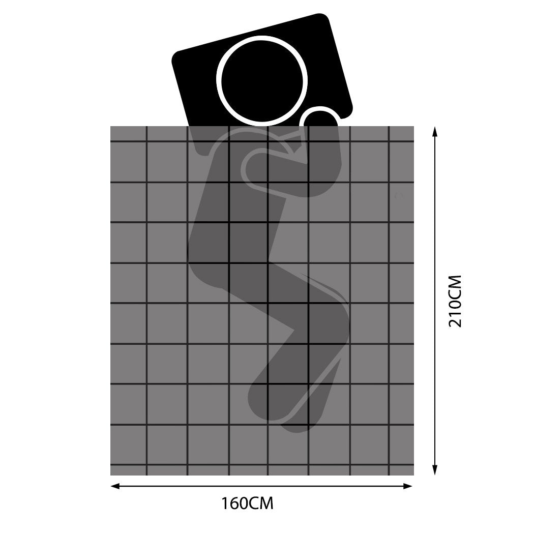 DreamZ 700GSM All Season Goose Down Feather Filling Duvet in King